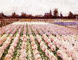 George Hitchcock Field of Flowers painting